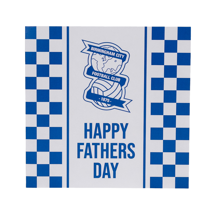 Chequered Father's Day Card